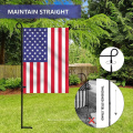 garden flag wholesale metal iron flag pole yard mini pole cheap garden flag